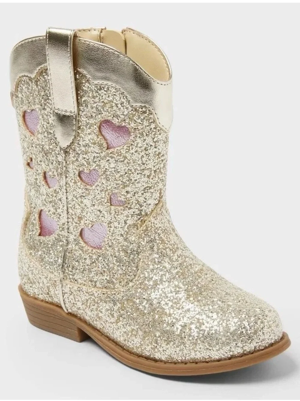 Cat & Jack Dallas Glitter Boots